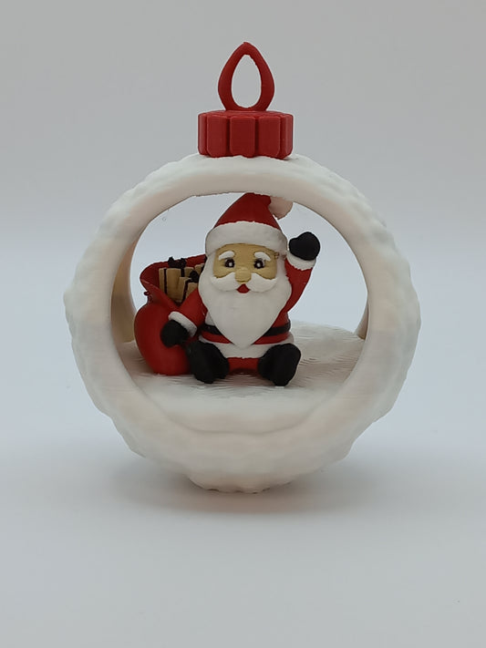 Winterland kerstbal "De kerstman"