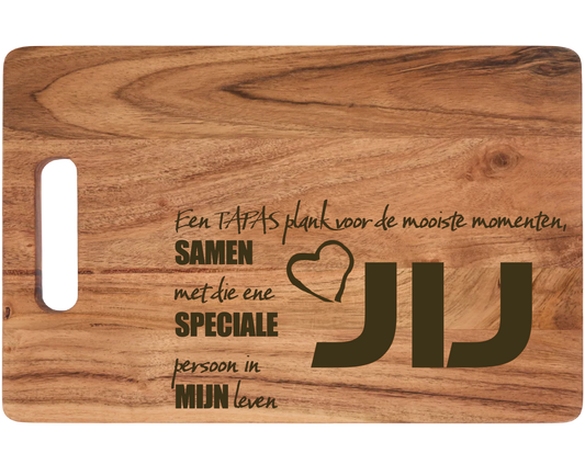 Personaliseerbare Tapas plank