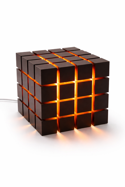 LED warme kubuslamp