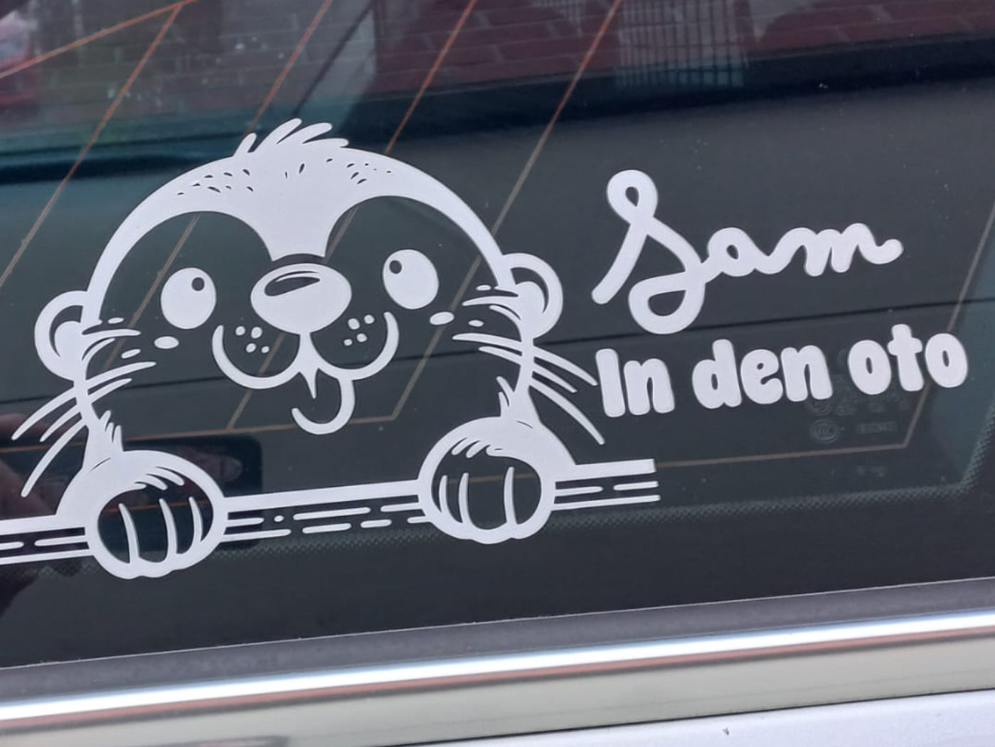 Personaliseerbare "On Board" sticker