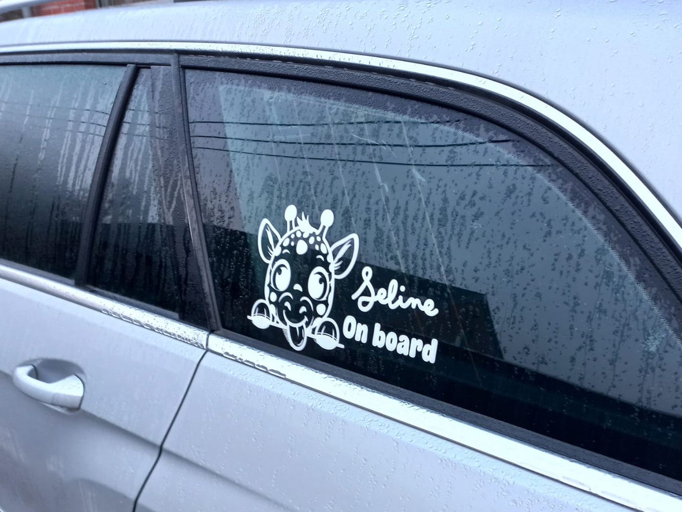 Personaliseerbare "On Board" sticker