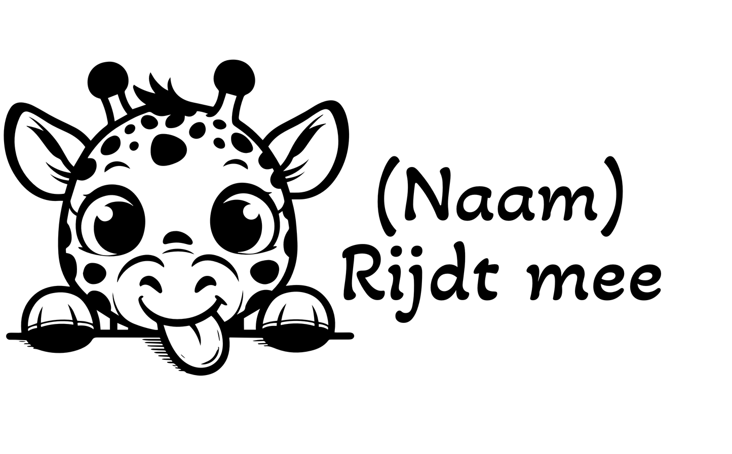 Personaliseerbare "On Board" sticker