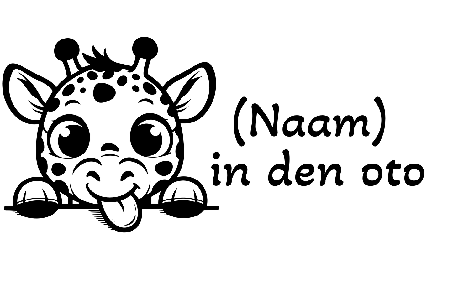 Personaliseerbare "On Board" sticker