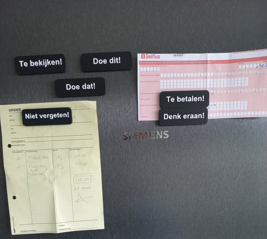 Magneet set met tekst
