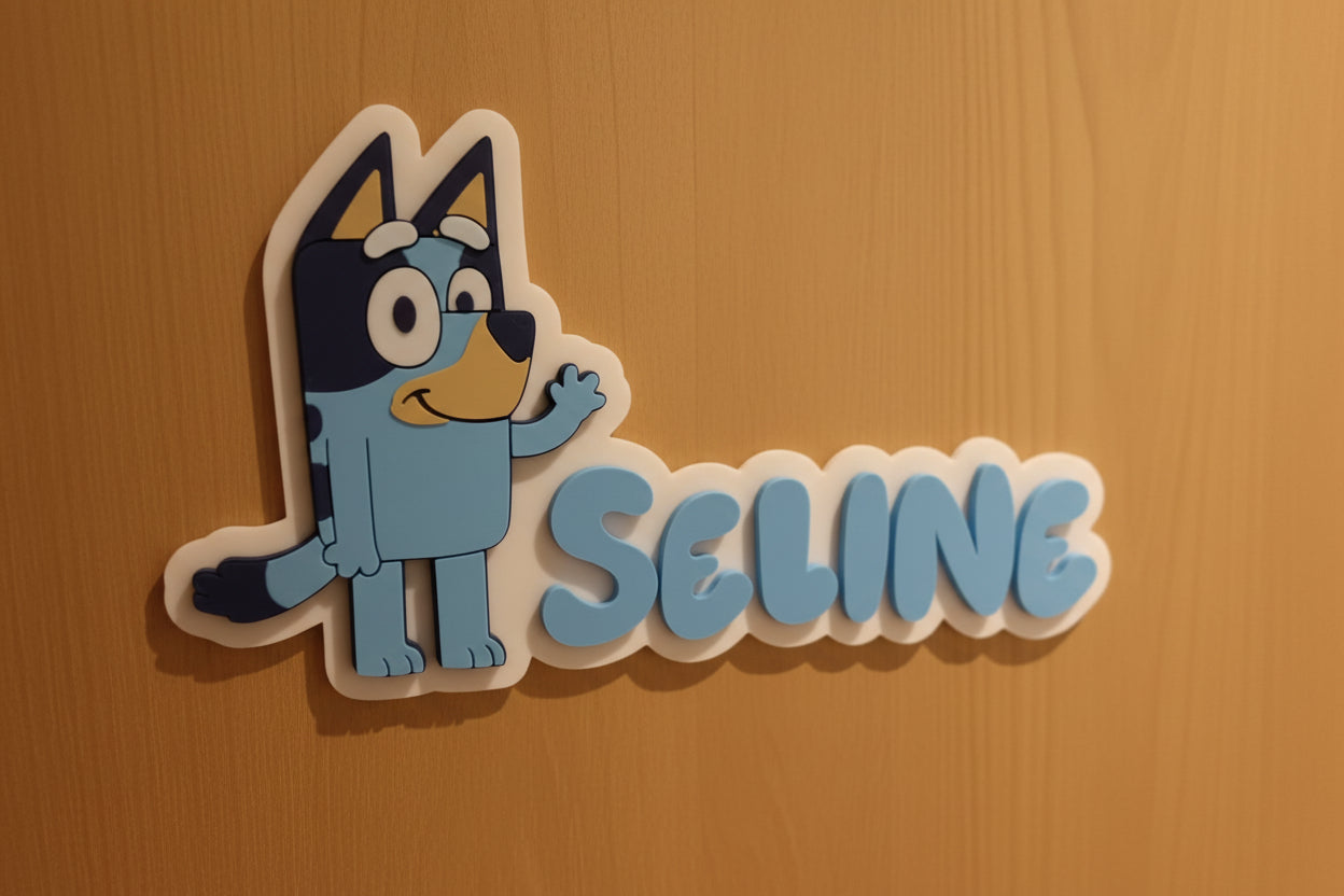 Naambord Kinderkamer