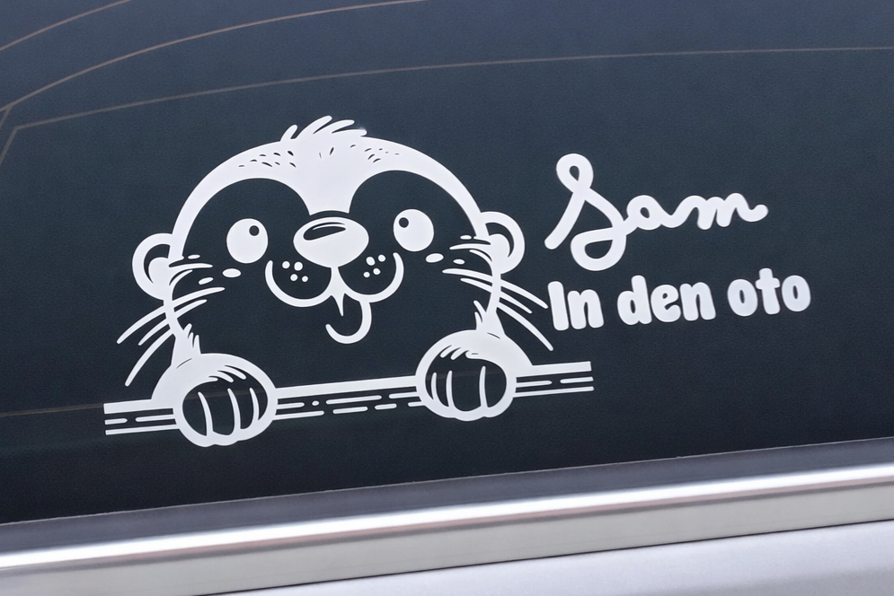 Personaliseerbare "On Board" sticker