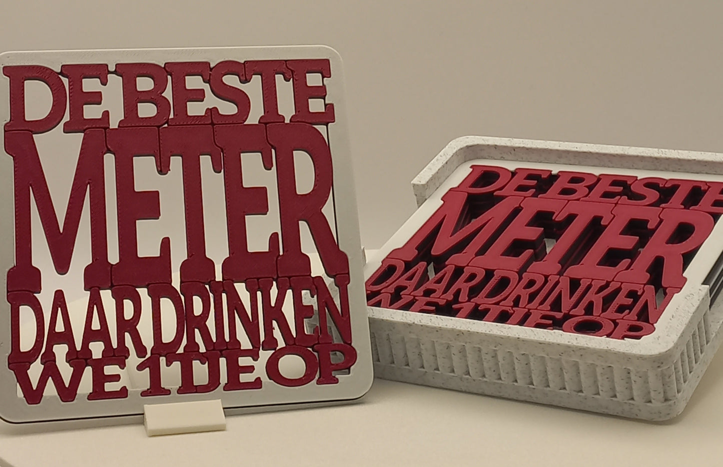 Meter/Peter onderzetters