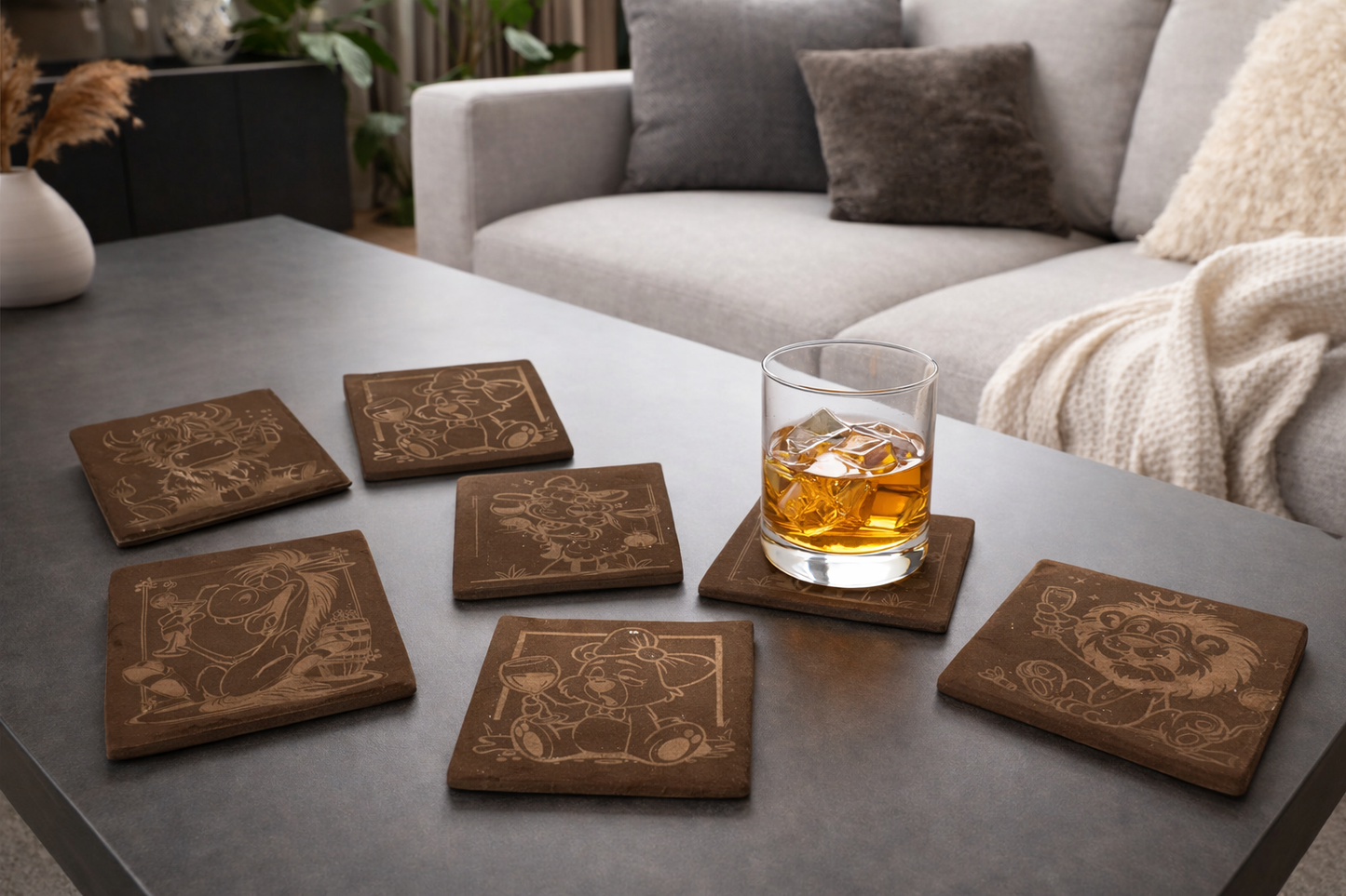 Leistenen onderzetter